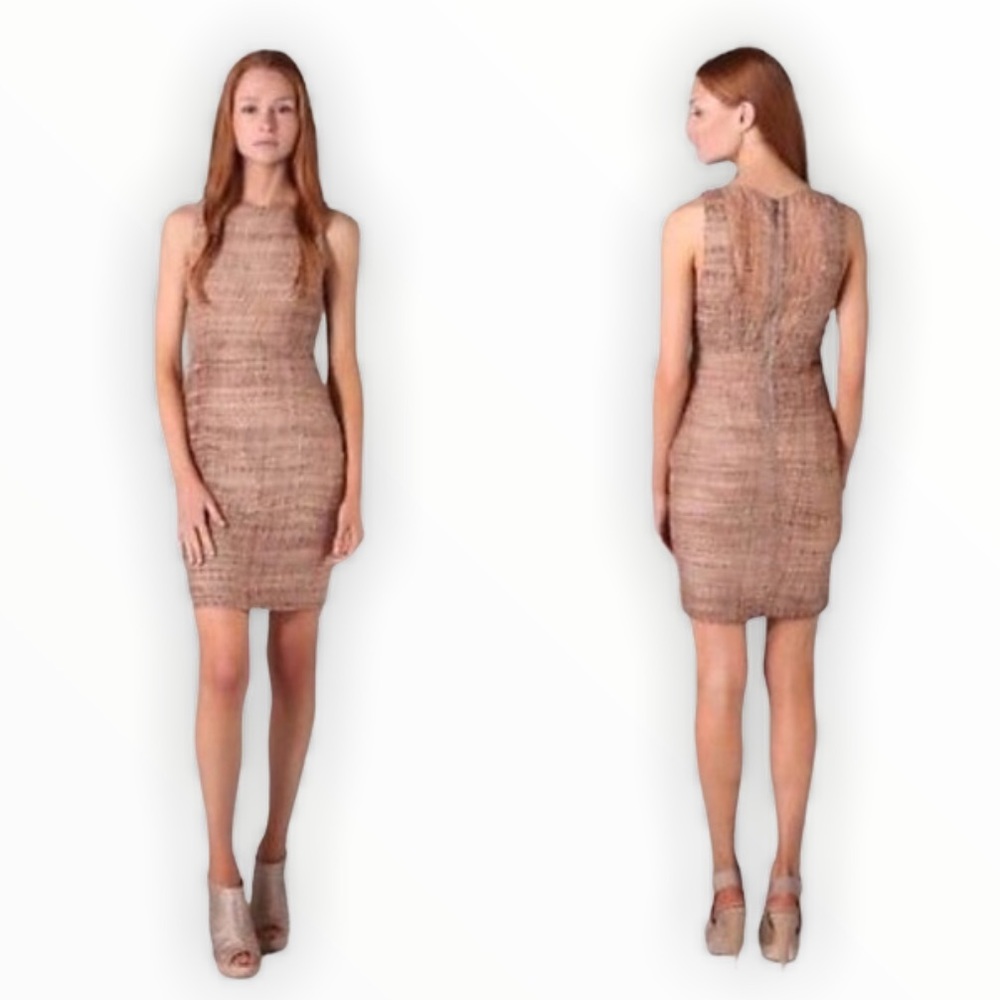 Alice + Olivia Ginger Ruched Silk Chiffon Dress 2 - Picture 4 of 11
